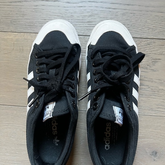 Adidas Black and White Athletic Shoes - Picture 3 of 6